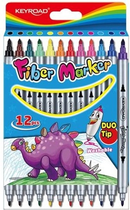 Picture of Keyroad FLAMASTRY DUO KEYROAD 12 KOLORÓW