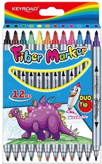 Picture of Keyroad FLAMASTRY DUO KEYROAD 12 KOLORÓW