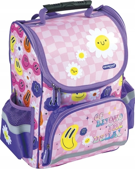 Picture of Keyroad Tornister szkolny KEYROAD Premium, 38x28x18 cm, Smile