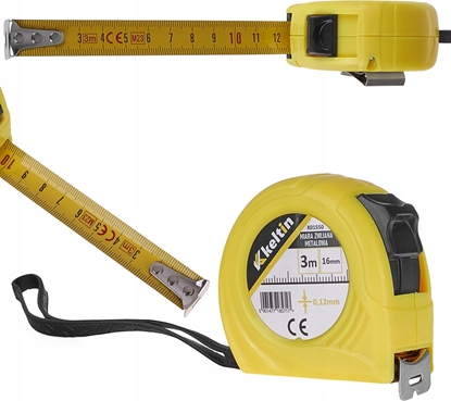 Attēls no KELTIN Miara zwijana metalowa 3m x 16mm x 0,12mm (120)