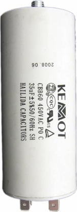 Attēls no Kemot URZ3136 Kondensator 35uF 450V do silników jednofazowych