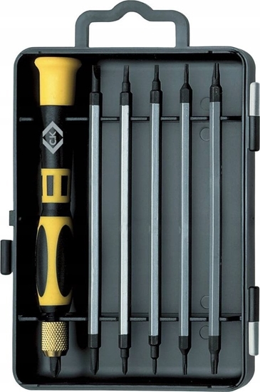 Изображение Kenko C.K. Elektronik og finmekanik Udskiftelig klinge-sæt 7 dele Kærv, Krydskærv Phillips, Torx