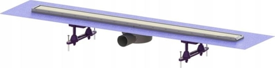 Picture of Kessel Odpyw liniowy prysznicowy Linearis Compact, L=950, odpyw boczny DN50 z mat fabrycznie zamont.