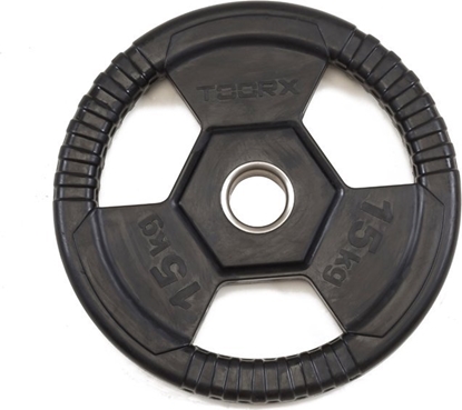 Attēls no Kettlebell SKO Toorx Rubber coated weight plate 15 kg, D25mm