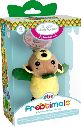 Attēls no Kids Euroswan Pluszowa przytulanka ze smoczkiem Bubba Tropibear Frootimals FT00018 Kids Euroswan