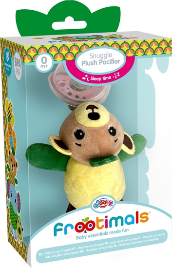 Picture of Kids Euroswan Pluszowa przytulanka ze smoczkiem Bubba Tropibear Frootimals FT00018 Kids Euroswan