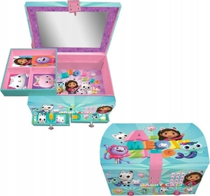 Attēls no Kids Euroswan Szkatuka na biuteri Koci Domek Gabi na kod z efektami dwikowymi GD00041 Kids Euroswan