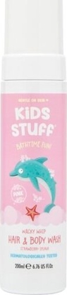 Attēls no KIDS STUFF_Whacky Whip Hair & Body Wash pianka do mycia ciaa i wosów Pink 200ml