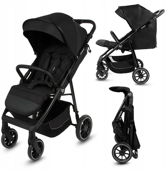 Picture of Wózek Kidwell KIDWELL WÓZEK SPACEROWY ENZO BLACK 5906601700521
