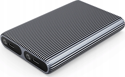 Attēls no Orico Orico AM2C3-2N Dual Disk Caddy for Two M.2 NVME USB-C 3.2 10Gb/s Drives - Gray