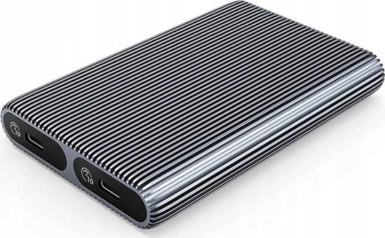 Picture of Orico Orico AM2C3-2N Dual Disk Caddy for Two M.2 NVME USB-C 3.2 10Gb/s Drives - Gray