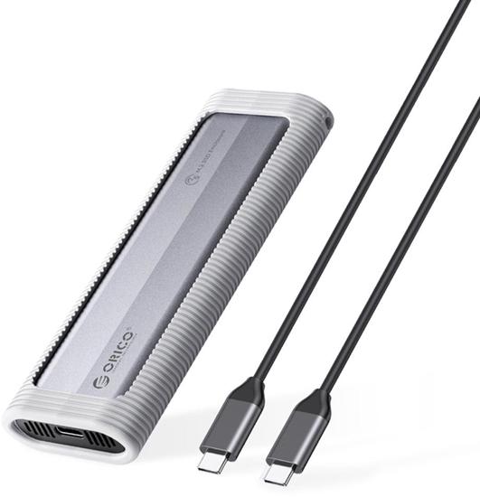 Изображение Kiesze obudowa na dysk AXM2F M.2 SATA SSD USB-C - szara ORICO