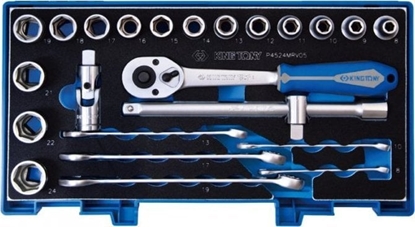 Picture of King Tony KOMPLET NASADEK 1/2'' 8-24MM 24 SZTUKI (1 KPL)