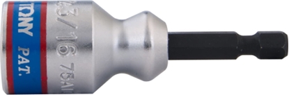 Attēls no King Tony NASADKA DO PRTÓW GWINTOWANYCH 8mm DO WKRTAREK 1/4" x 66mm (ZAKRES 7.6 - 8.0mm) King Tony