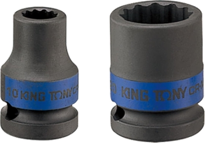 Изображение King Tony NASADKA KRÓTKA UDAROWA 1/2" 15mm x 38mm, 12-kt King Tony
