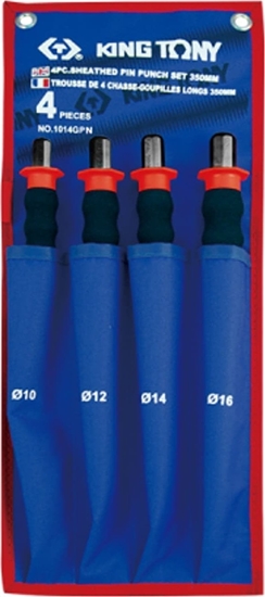 Picture of King Tony ZESTAW WYBIJAKÓW IGOWYCH Z UCHWYTEM GUMOWYM 10 - 16mm, 4 czci King Tony