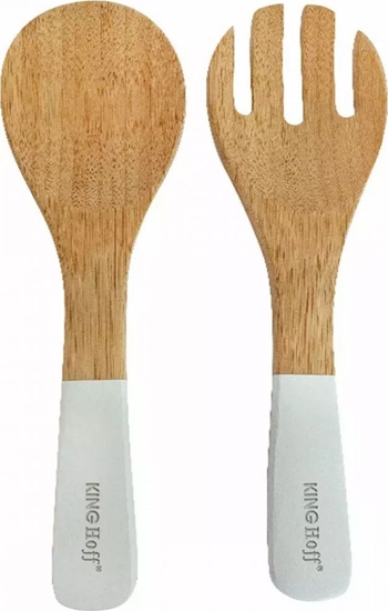 Picture of KingHoff ZESTAW 2 YEK Z DREWNA BAMBUSOWEGO KINGHOFF KH-1687