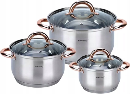 Attēls no KingHoff ZESTAW GARNKÓW 6 ELEMENTÓW KINGHOFF KH-1761