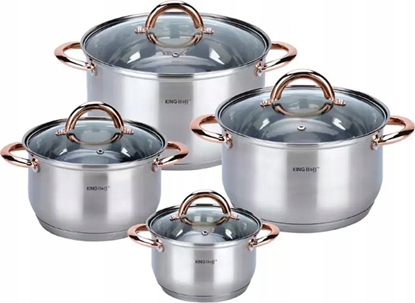 Attēls no KingHoff ZESTAW GARNKÓW 8 ELEMENTÓW KINGHOFF KH-1763