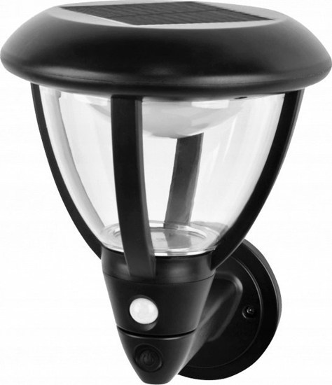 Picture of Kinkiet ECOLIGHT2 Oprawa solarna Ecolight SOE-3 EC20117 kinkiet zewntrzny oprawa cienna 1x0.55W LED 4000K czarna