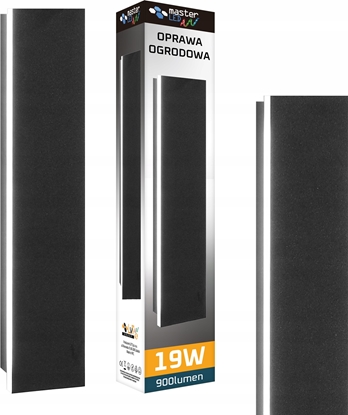 Picture of Kinkiet LVT LVT Lara 1278 kinkiet zewntrzny lampa cienna 1x19W LED 4000K czarny