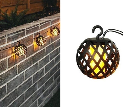 Attēls no Kinkiet Saska Garden Lampki solarne - kule ogniowe LED, 5 sztuk universal