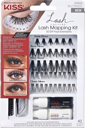 Изображение Kiss Priklijuojamos kuoktins blakstienos Kiss 3D DIY