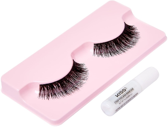 Изображение KISS Sztuczne Rzsy Natural Lashes - Amorous 1 para + klej 1g