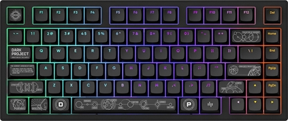 Изображение Klawiatura Dark Project ALU81A Terra Nova G3Ms Moonstone (DPKB_NOVA_81_ANSI_BLACK)