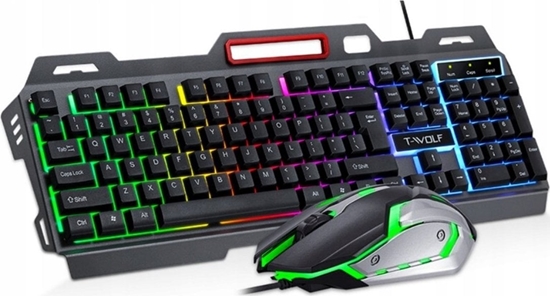 Изображение Klawiatura ExtraLink EXTRALINK GAMING SET TF600 2IN1 LED KEYBOARD+MOUSE