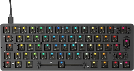 Изображение Klawiatura Glorious PC Gaming Race Glorious GMMK Compact Tastatur - Barebone, ANSI-Layout