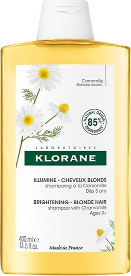 Изображение Klorane Klorane Brightening Shampoo rumiankowy szampon oywiajcy kolor do wosów blond 400ml