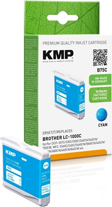 Picture of KMP Printtechnik AG KMP Patrone Brother LC-1000C LC51C 400 S. cyan remanufactured