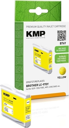 Picture of KMP Printtechnik AG KMP Patrone Brother LC-970Y      300 S. yellow