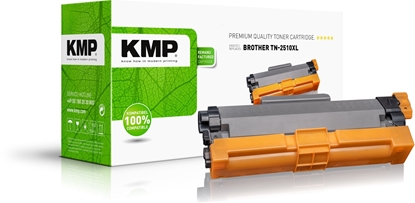 Picture of KMP Toner Brother TN2510XL black 3000 S. remanufactured