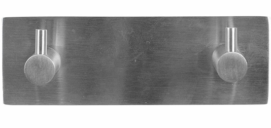 Picture of Knagerække-tap med 2 knage - rustfri