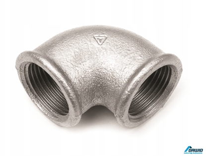 Picture of Kolanko 6 nakrtne 90° typ A1 ocynk 3/4