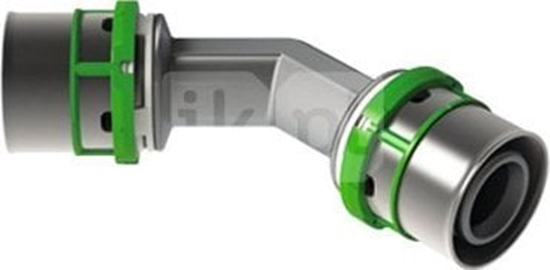 Picture of Kolano 45 stopni zaprasowywane MultiSkin mosidz/ocynk 50x50 7041W50