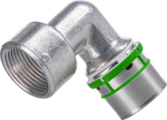 Picture of Kolano 90 stopni GW zaprasowywane MultiSkin mosidz/cynowany 26x3/4