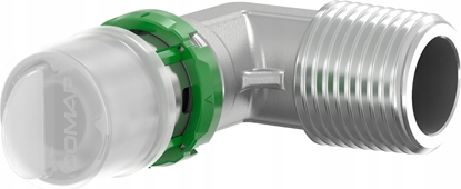 Attēls no Kolano 90 stopni GZ zaprasowywane MultiSkin mosidz/cynowany 16x1/2