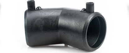 Picture of Kolano elektrooporowe PE 63 /90° czarne WEBA