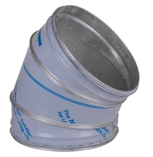 Picture of Kolano segmentowe kwasoodporne z uszczelk 315/45^