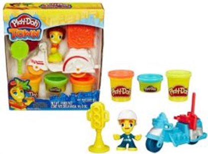 Attēls no KOMA-PLAST Modelina w kostkach 10 kolorów Fluo