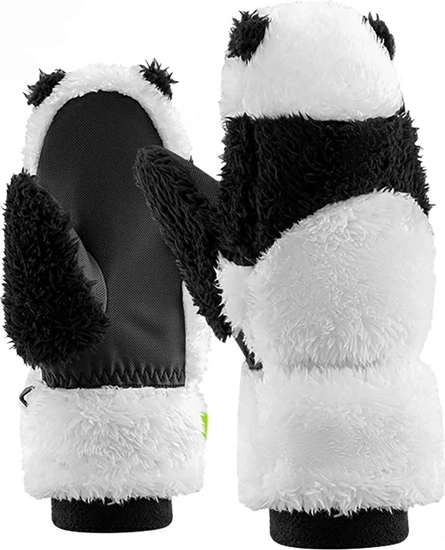 Picture of Kombi Rkawice narciarskie Qunature Panda dla dzieci i dorosych rozmiar S - czarne/biae