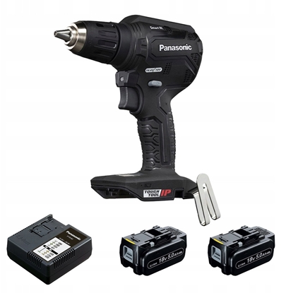 Picture of Kompaktowa i lekka wiertarko-wkrtarka 18 V Panasonic EY1DD1J18D, w zestawie adowarka + 2 x aku 18 V / 5,0 Ah