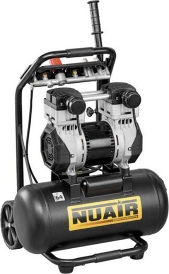 Picture of Kompresor samochodowy Nuair KOMPRESOR BEZOLEJOWY 24L 8 BAR WYCISZONY 59DB 2KM (1 SZT)