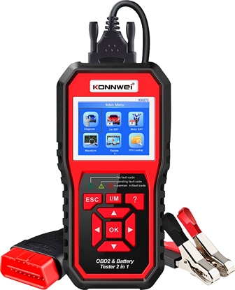 Picture of Konnwei Miernik diagnostyczny, skaner OBD2, tester baterii Konnwei KW870