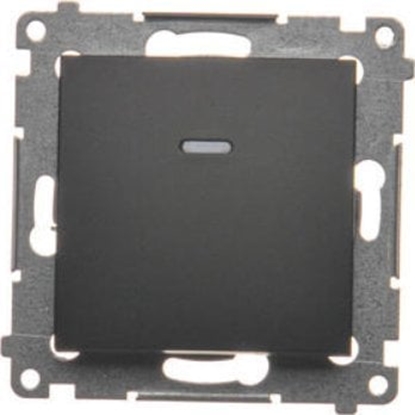 Picture of Kontakt-Simon cznik jednobiegunowy Kontakt Simon 54 DW1AL.01/49 z podwietleniem LED modu 16AX, 250V~, zaciski rubowe