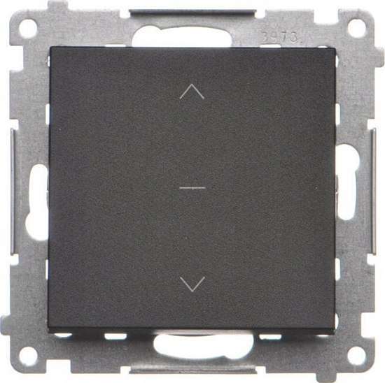 Picture of Kontakt-Simon cznik roletowy Kontakt-Simon 55 TZW1K.01/149 trójpozycyjny 1-0-2 modu 10 A, 250V~, szybkozcza czarny mat