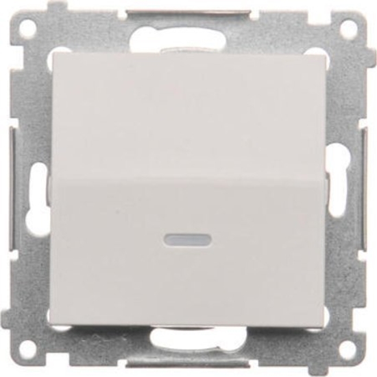 Picture of Kontakt-Simon cznik schodowy Kontakt-Simon Simon 54 DW6L.01/X/11 z podwietleniem LED bez piktogramu modu 10AX 250V~ szybkozcza biay